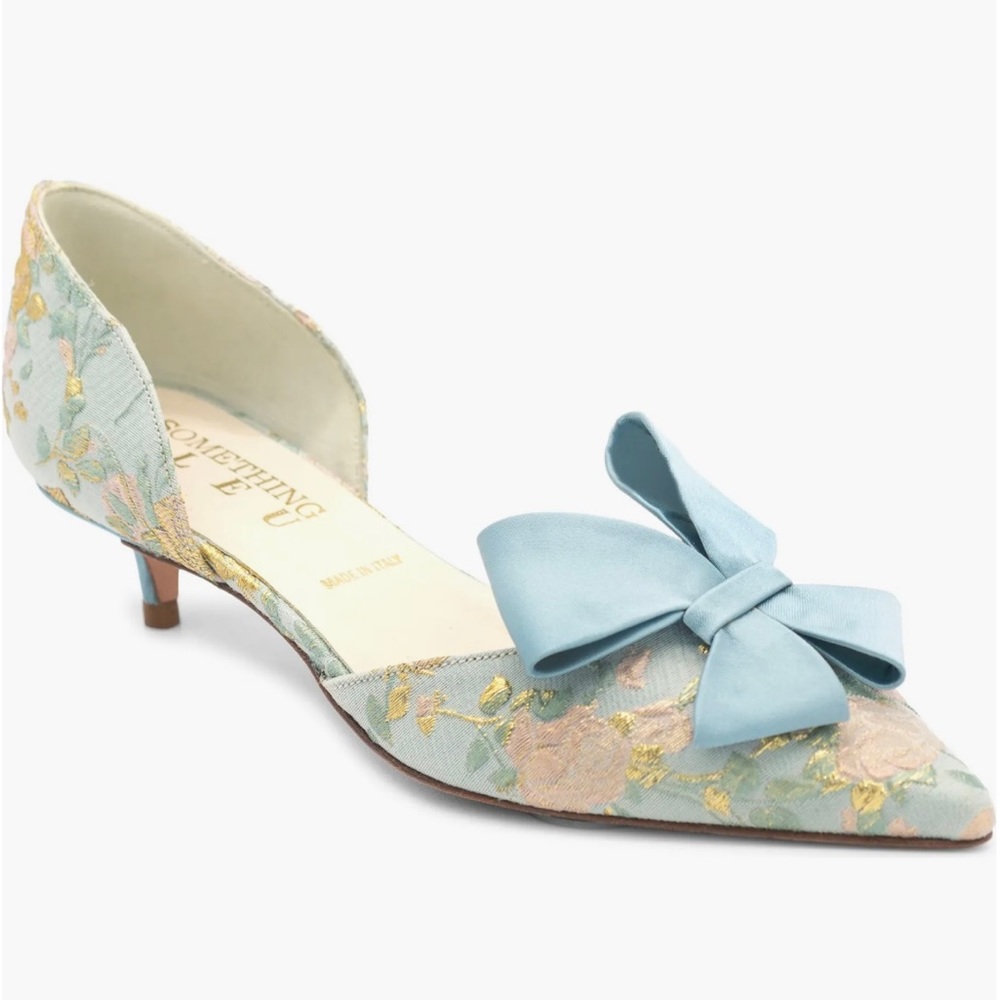 Something Bleu, Cliff Bow d’Orsay Pump, Size 8